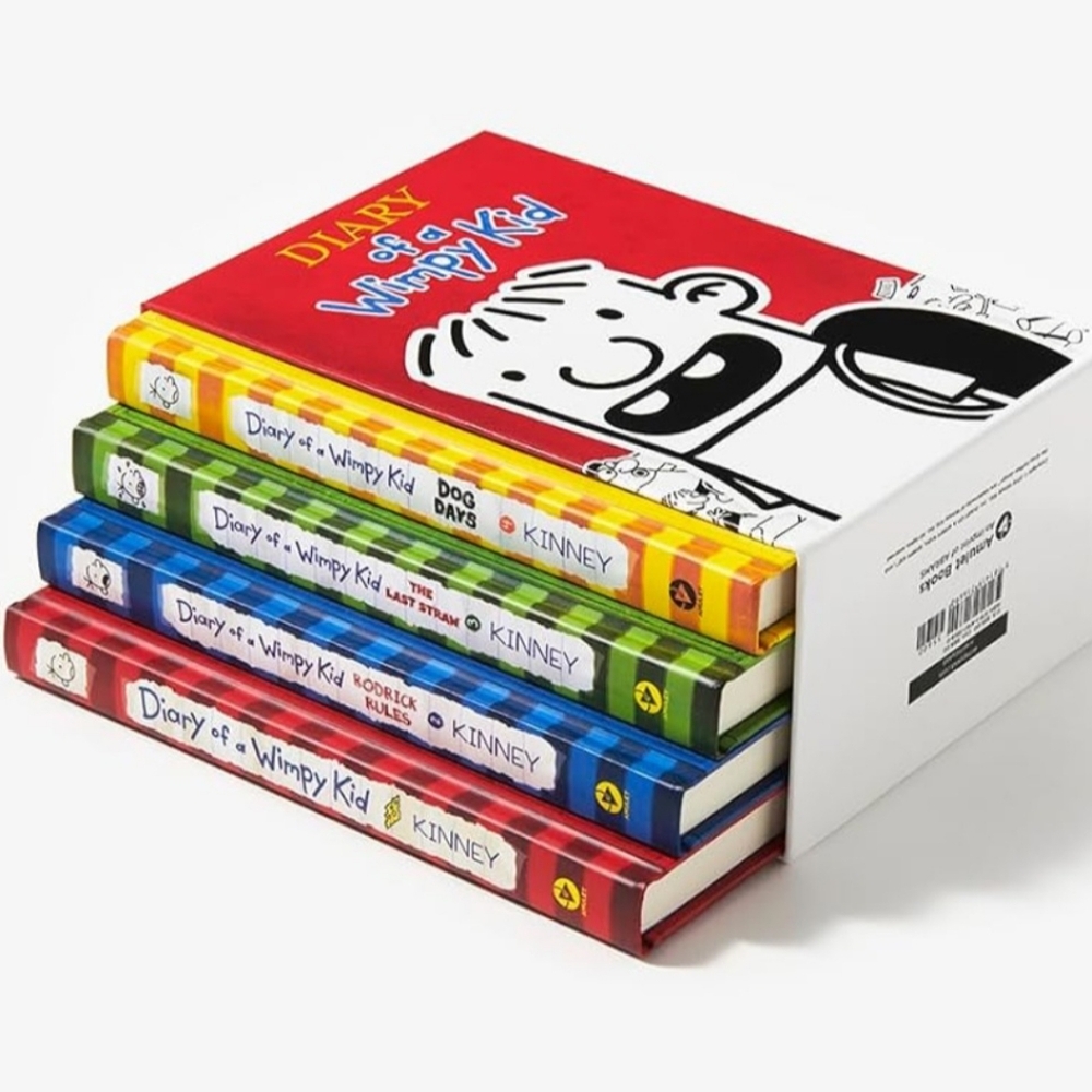 Diary of a Whimpy kid books 1-4